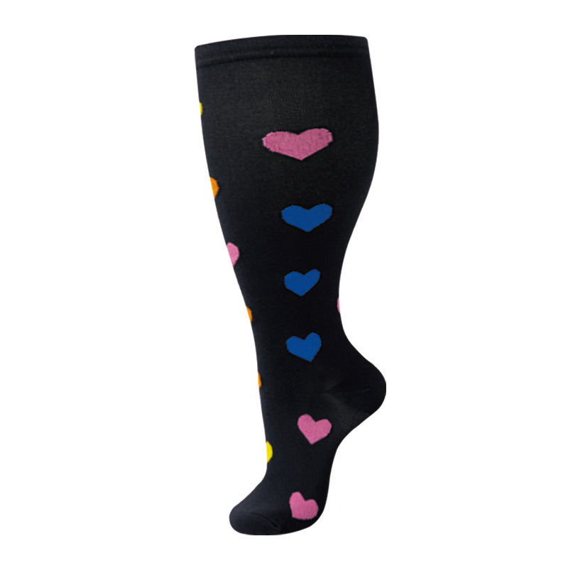Plus-size Compression Socks, Nylon Nurse Socks For Men And Women