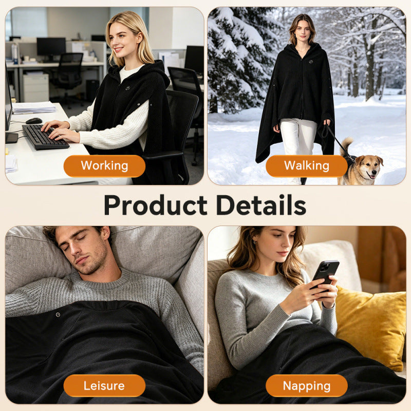 Smart Heating Shawl USB