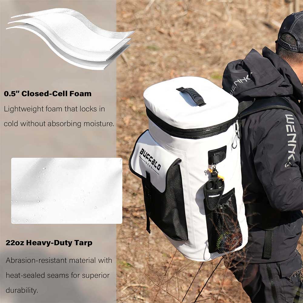 21QT Fish Cooler Backpack, Fish Kill Bag