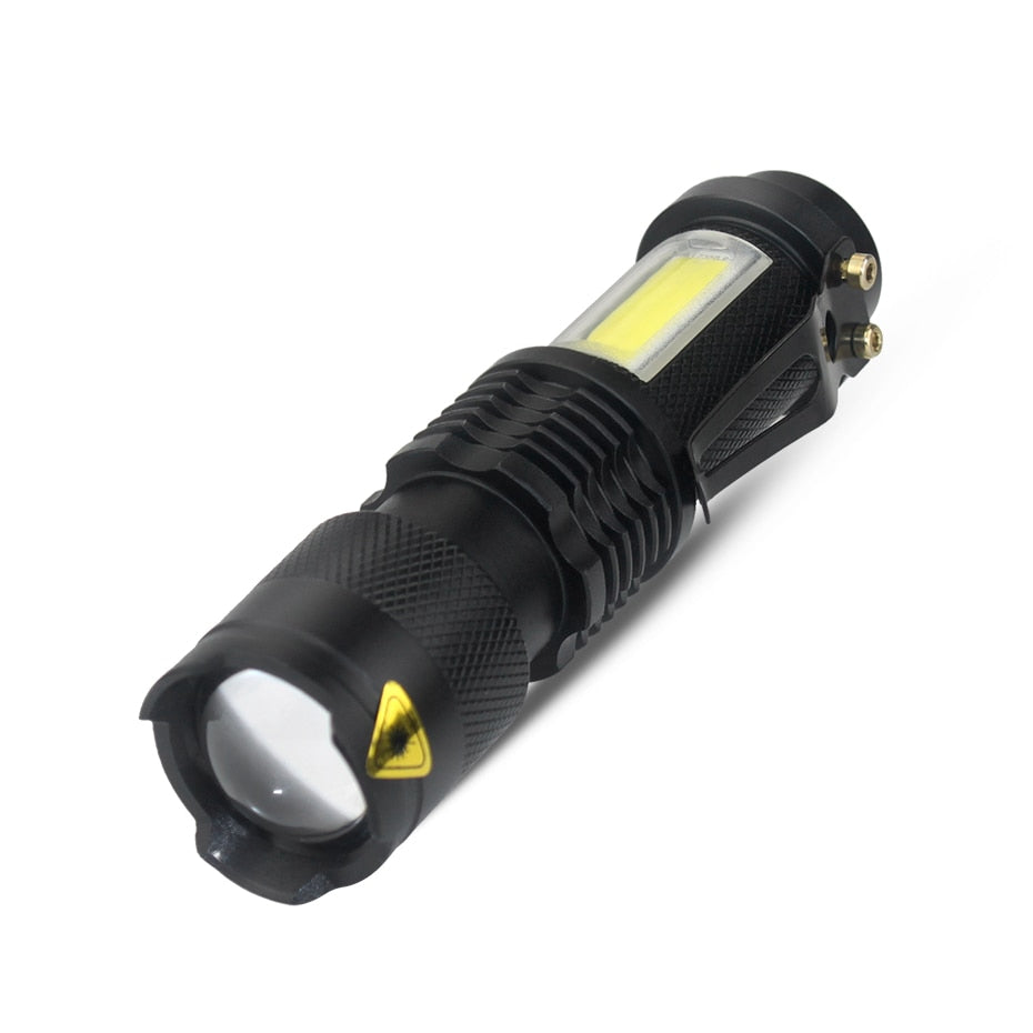 3800LM Waterproof Zoom LED Flashlight Outdoor Torch