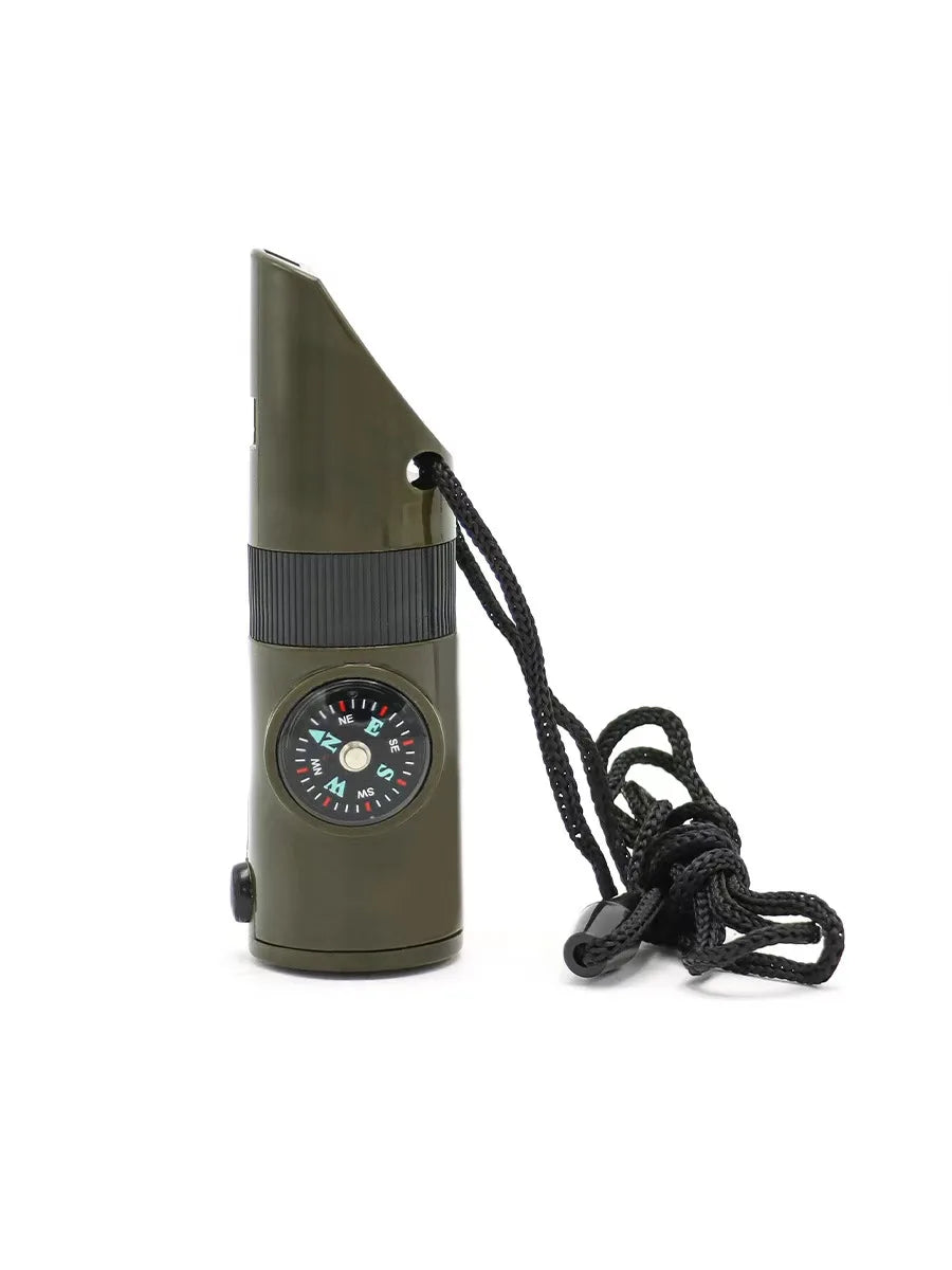 7 in 1 Outdoor Survival Whistle Emergency Tool