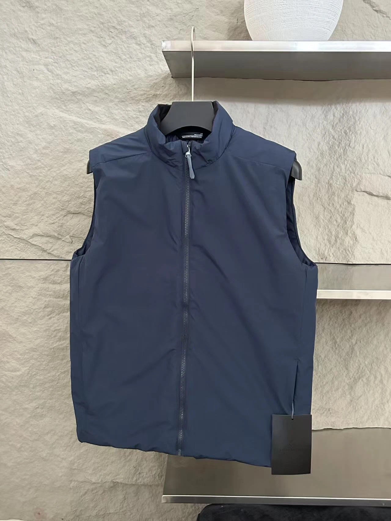 Unisex Lightweight Insulated Puffer Vest, Stand Collar Sleeveless Warm Gilet, Casual Simple Quilted Vest For Men Women Outdoor Commute Layering