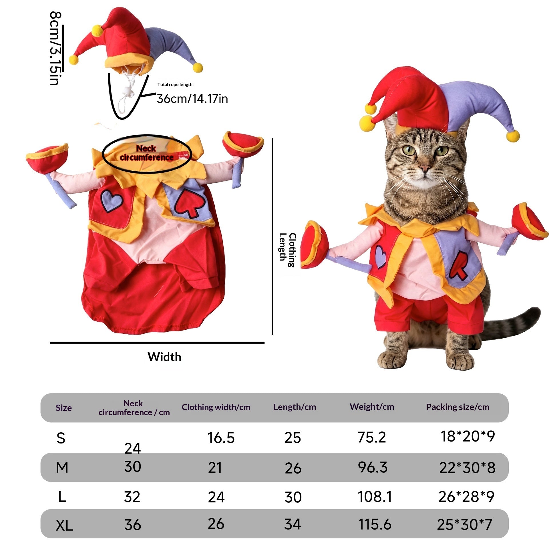 Pet Costume dog Transformation Funny Holiday Dress-Up Outfit