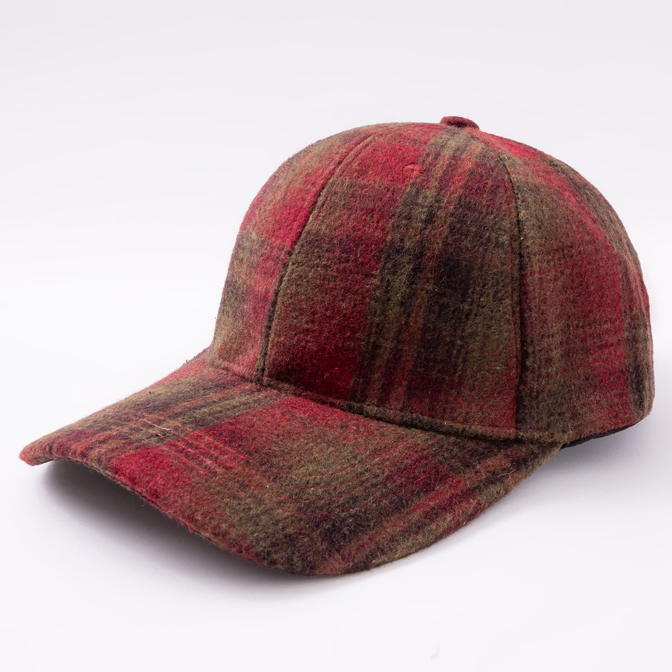 Retro Checkered Wool Baseball Cap - Thickened For Winter, Warm And Cozy Beanie Hat Suitable For Autumn And Winter, Versatile And Casual Hat For Daily Use