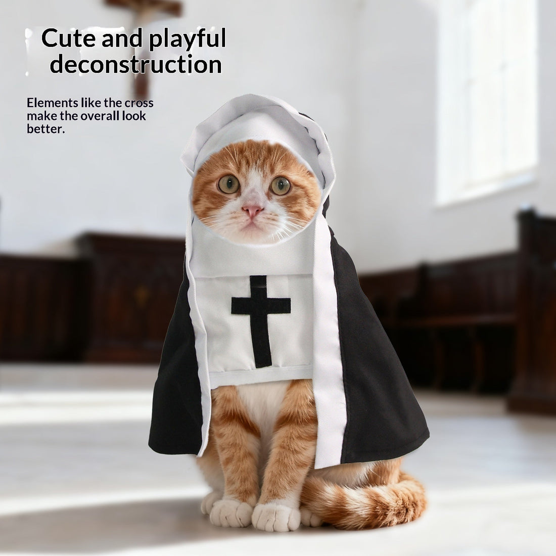 Pet Costume dog Transformation Funny Holiday Dress-Up Outfit