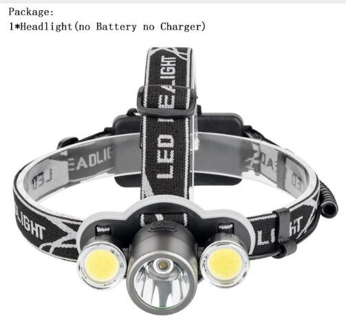 6000 Lumen Rechargeable LED Headlamp Outdoor Torch
