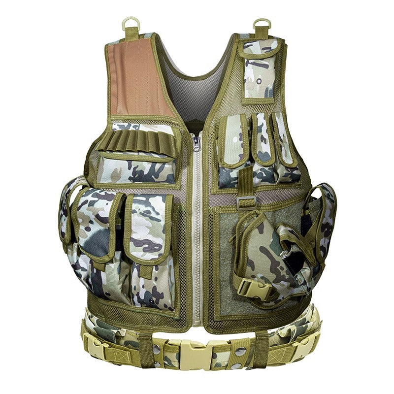 6000D Nylon Multi Pocket Outdoor Utility Vest