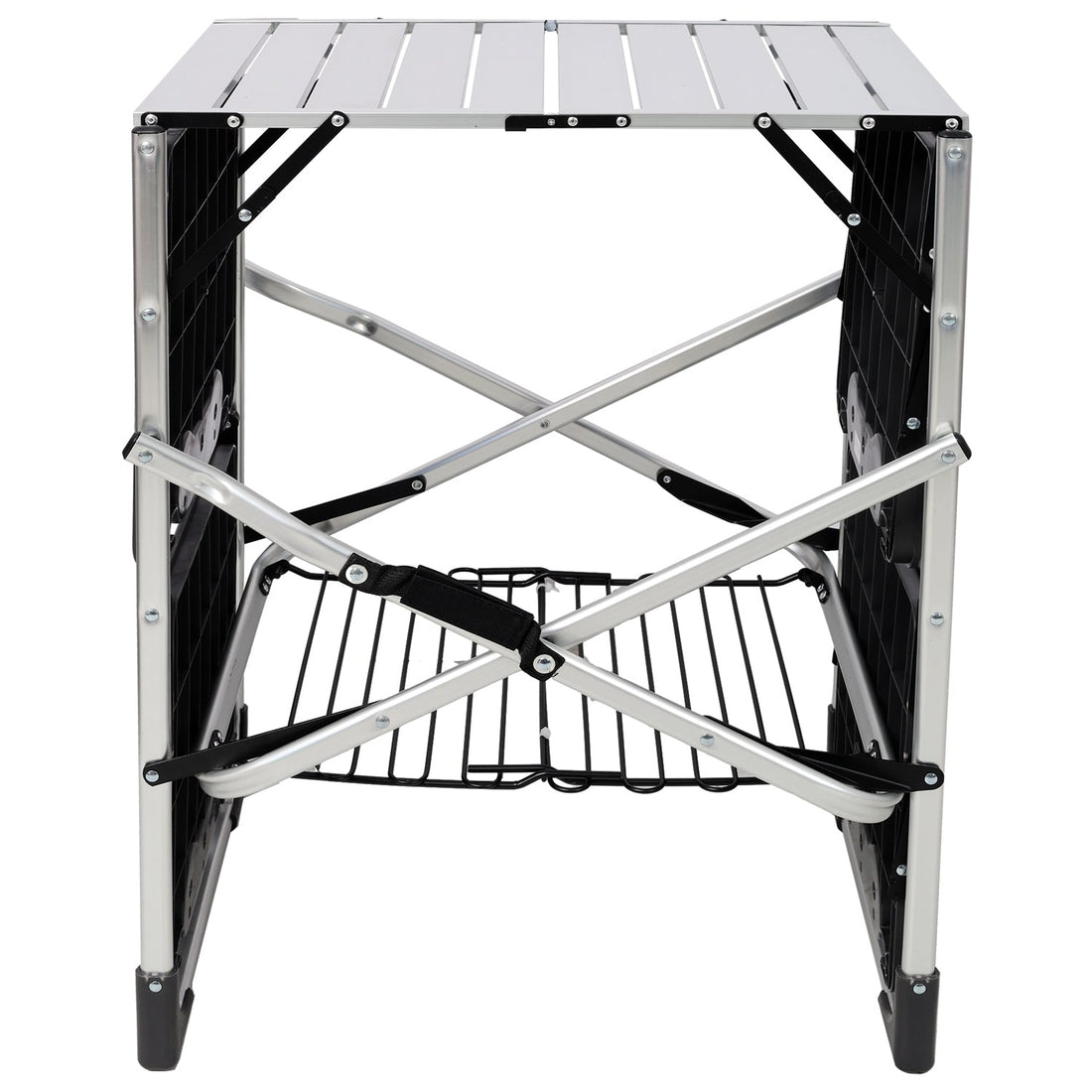Folding Camping Kitchen Table with Heat-Resistant Top