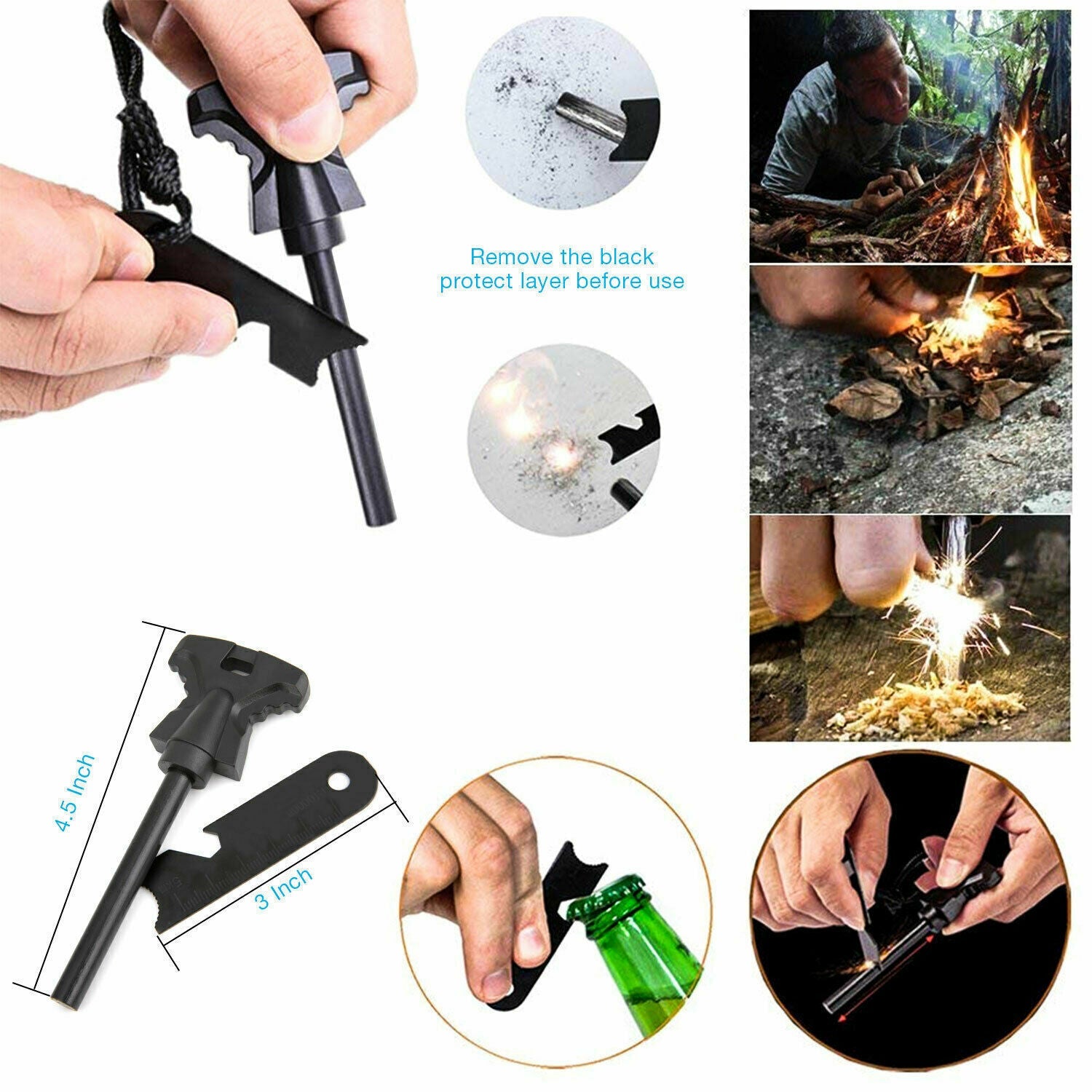14 in 1 Outdoor Survival Gear Kit