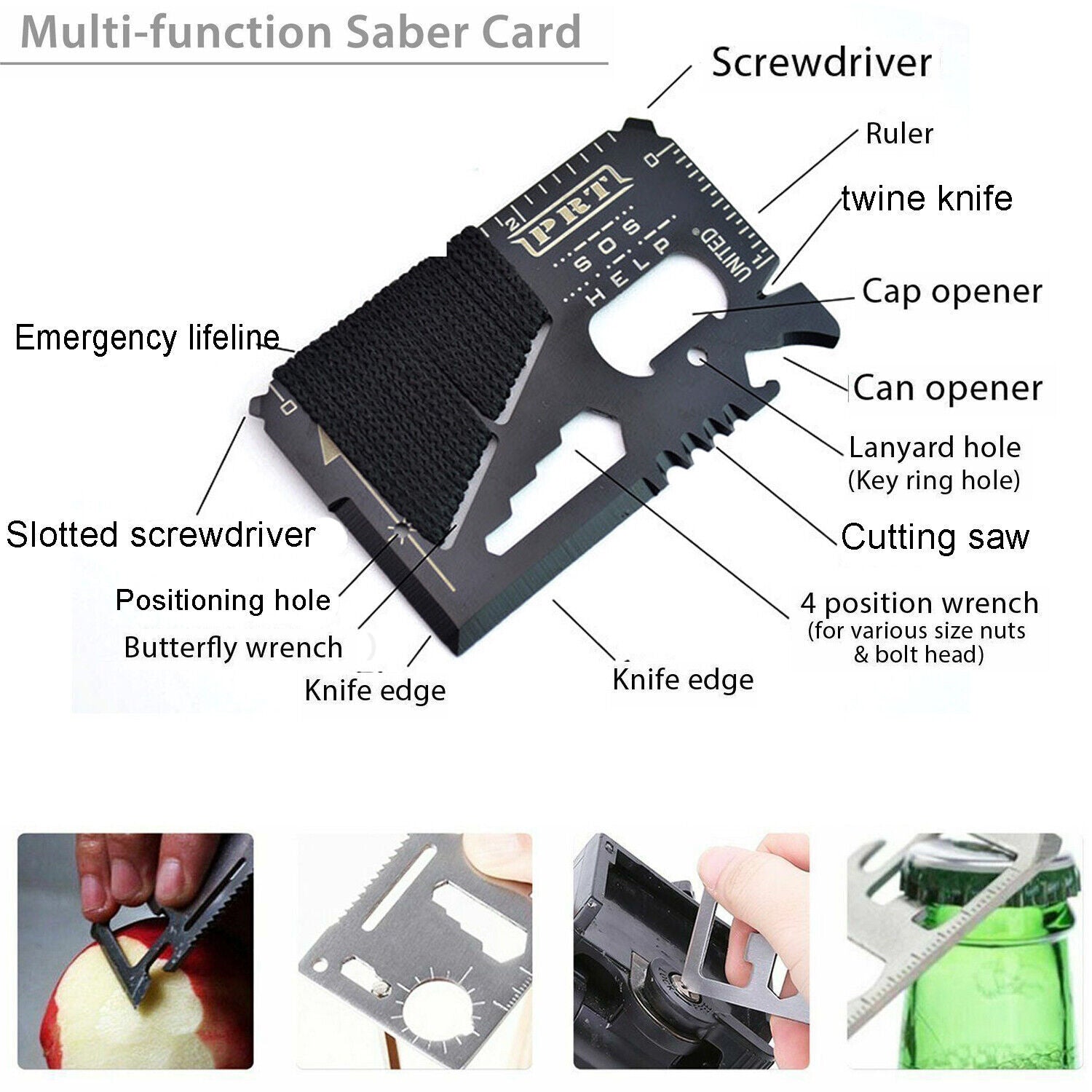 14 in 1 Outdoor Survival Gear Kit