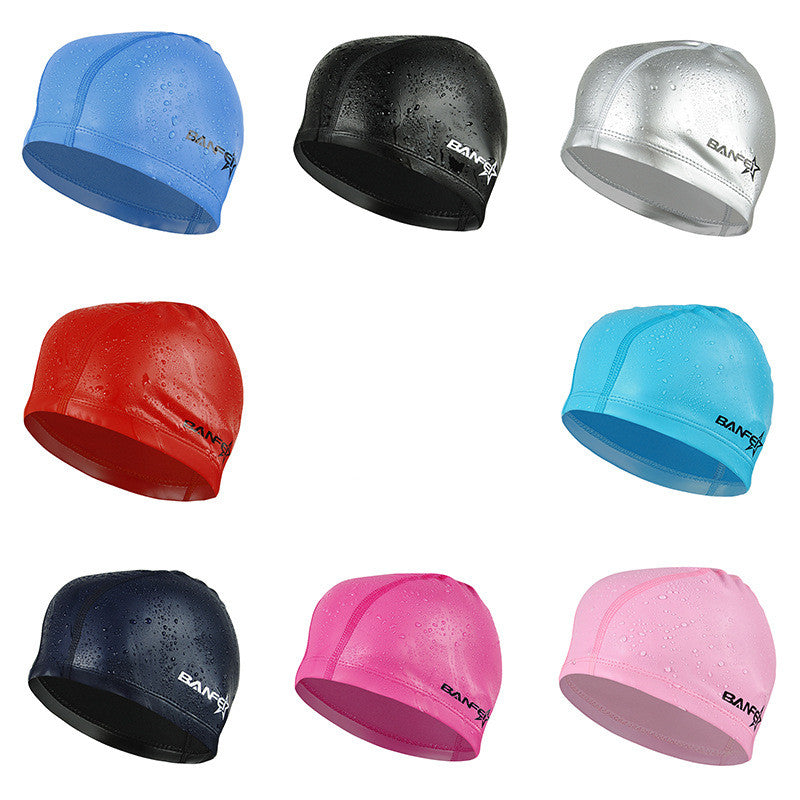 Waterproof Silicone Swimming Cap for Adults