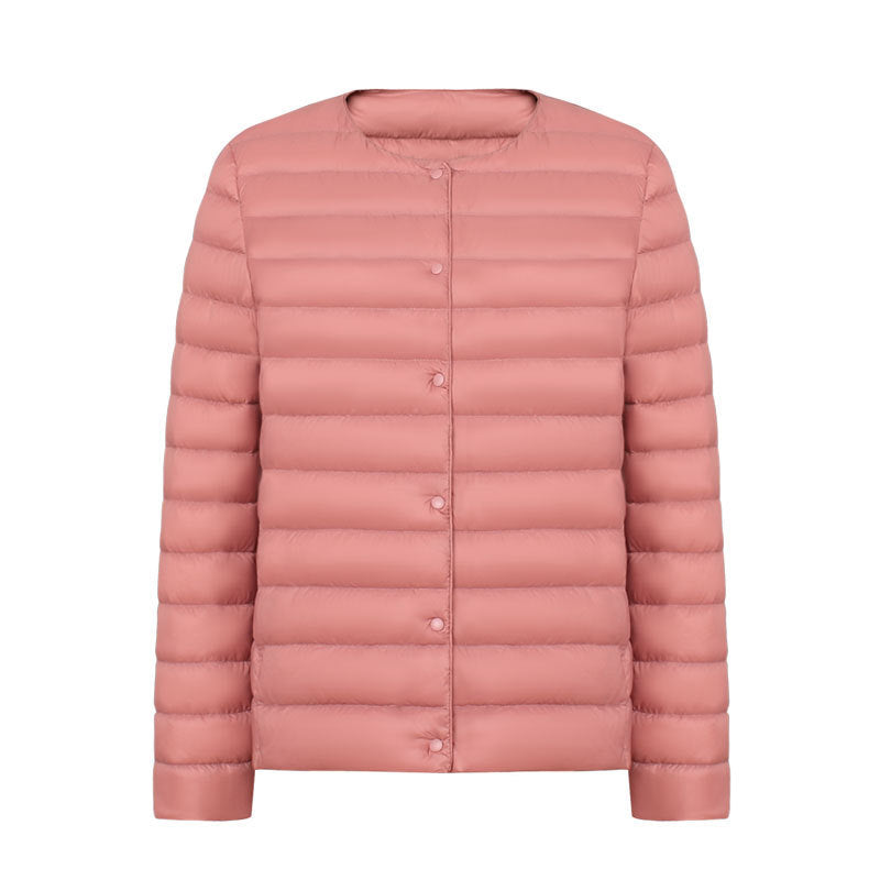 Womens Lightweight White Duck Down Jacket
