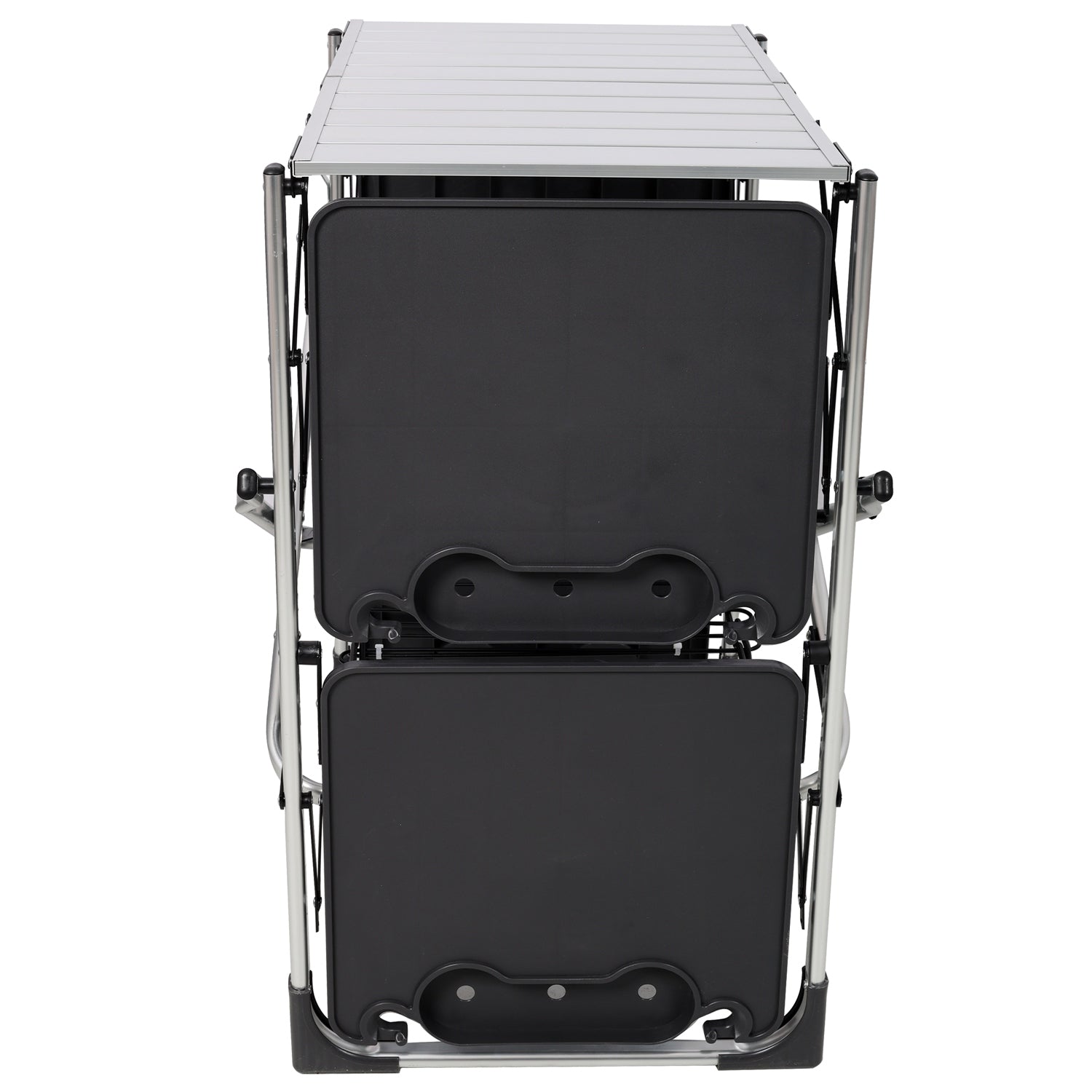 Folding Camping Kitchen Table with Heat-Resistant Top