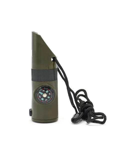 7 in 1 Outdoor Survival Whistle Emergency Tool