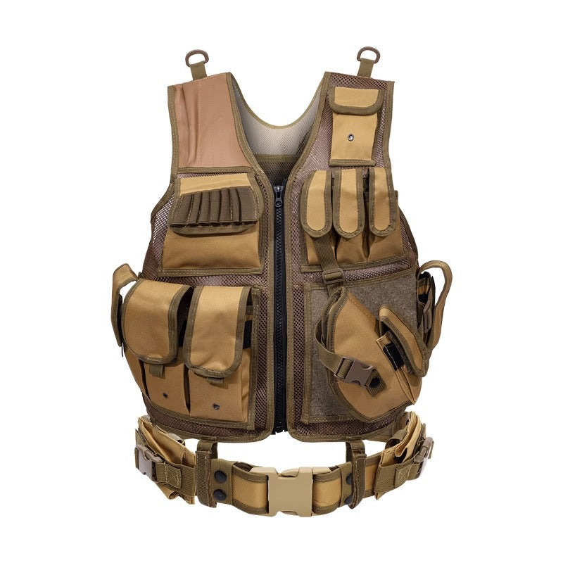 6000D Nylon Multi Pocket Outdoor Utility Vest