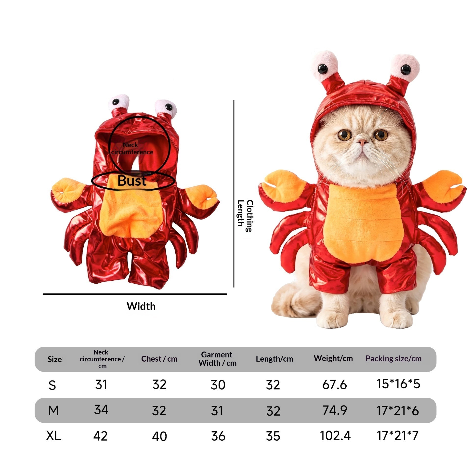Pet Costume dog Transformation Funny Holiday Dress-Up Outfit