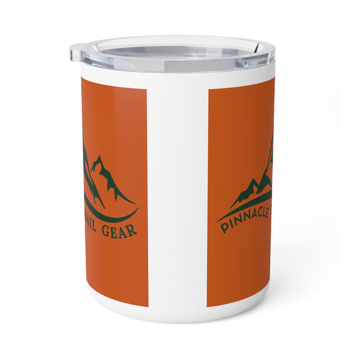 10oz Insulated Coffee Mug — Pinnacle Trail Gear Logo, Travel Tumbler for Hikers & Campers