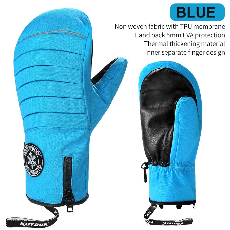 Winter Waterproof Thermal Ski Mittens