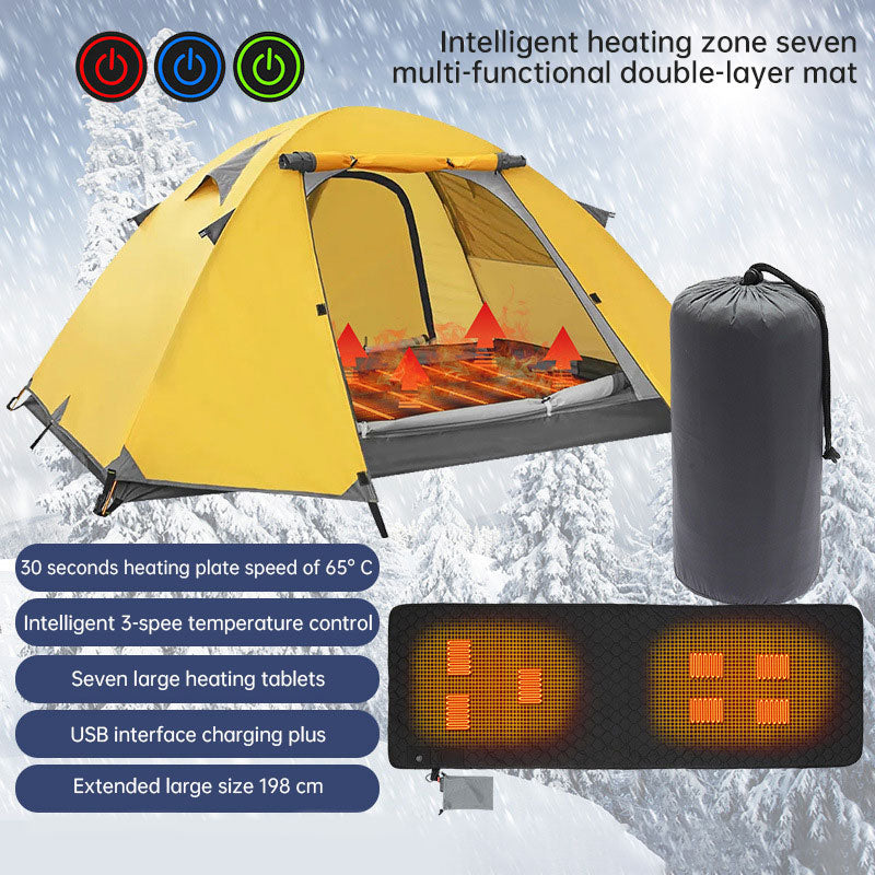 Multifunctional Double Layer Heating Pad for Sleeping Bag
