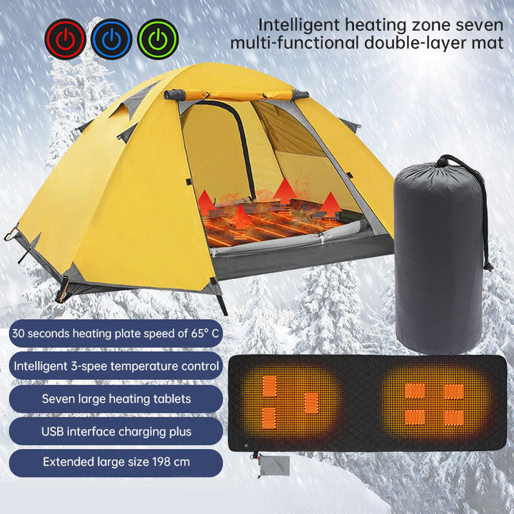 Multifunctional Double Layer Heating Pad for Sleeping Bag