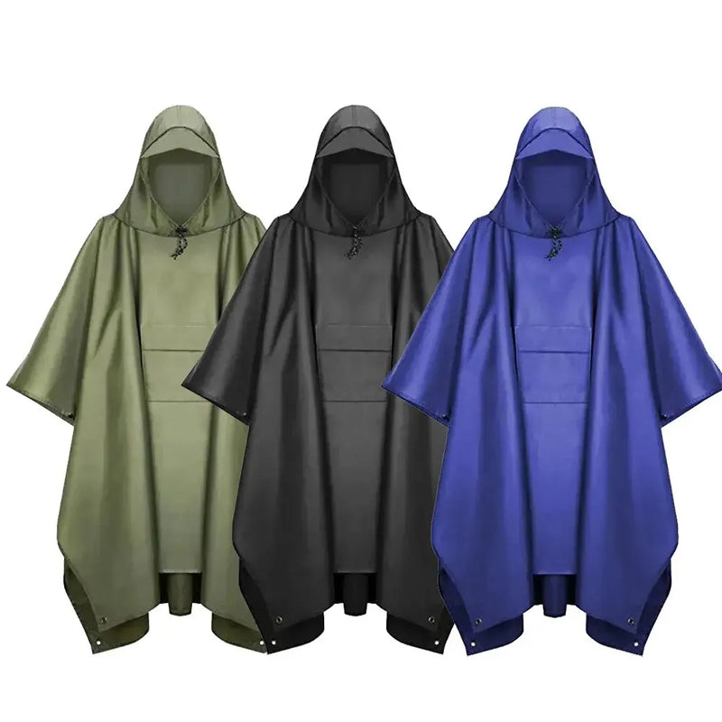 3 In 1 Waterproof Outdoor Rain Poncho