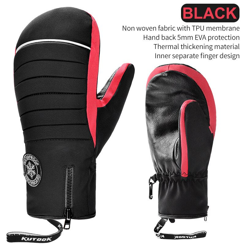Winter Waterproof Thermal Ski Mittens