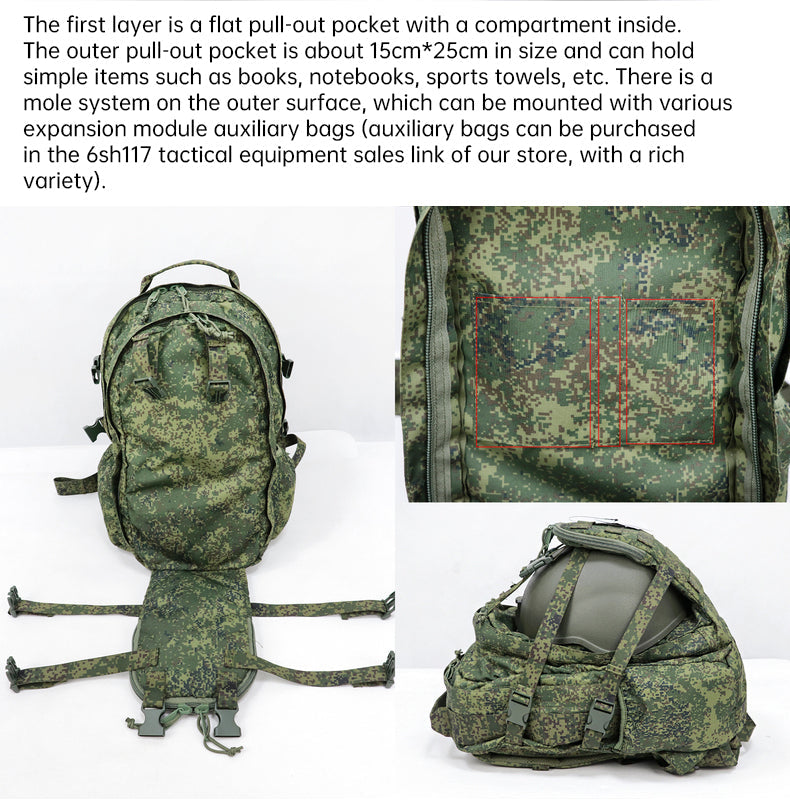 Russian Style Mammoth B Outdoor Assault Backpack