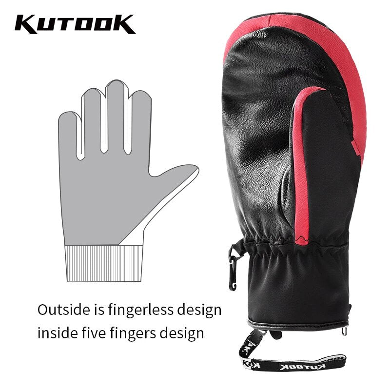 Winter Waterproof Thermal Ski Mittens