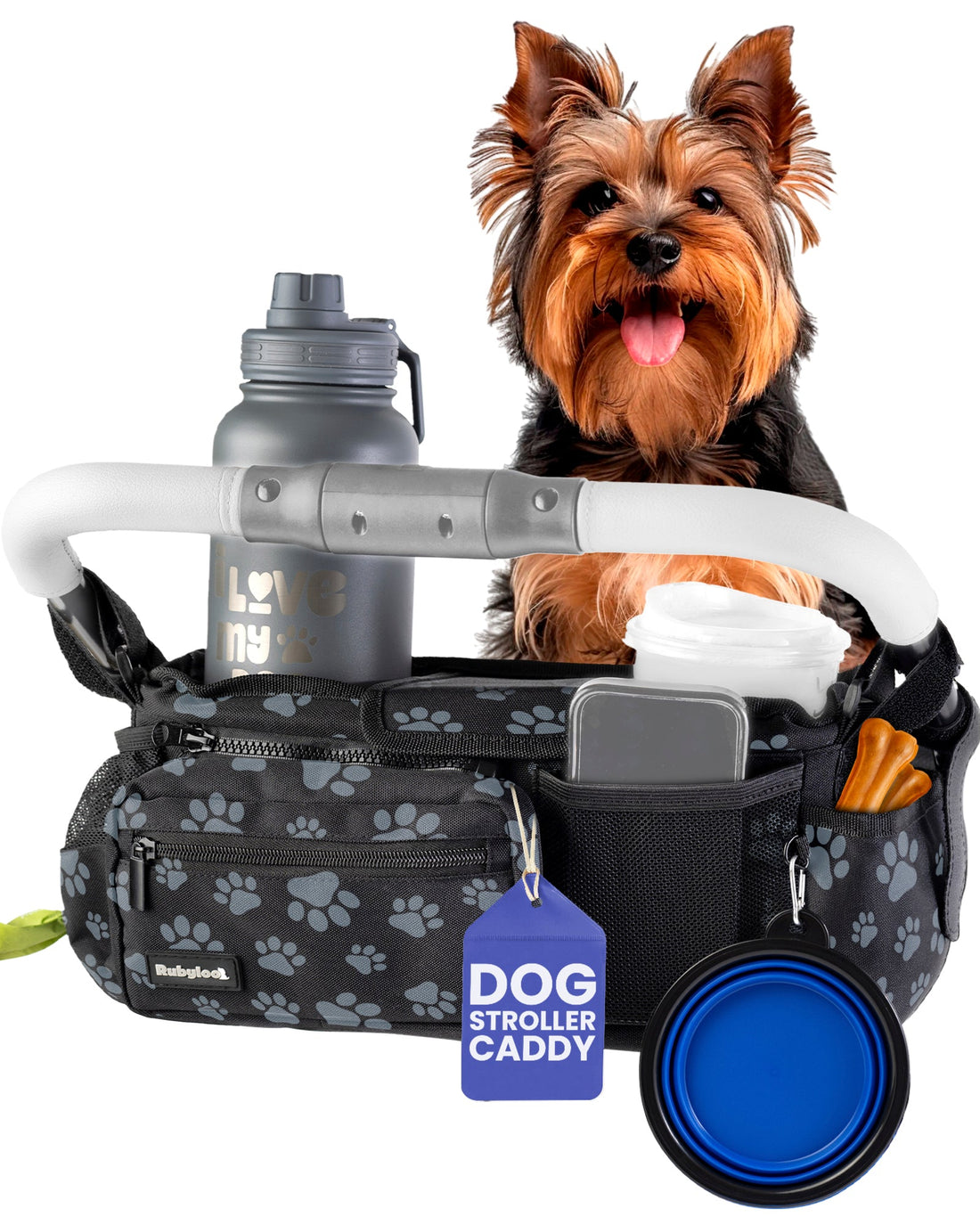 Dog Stroller Caddy Organizer