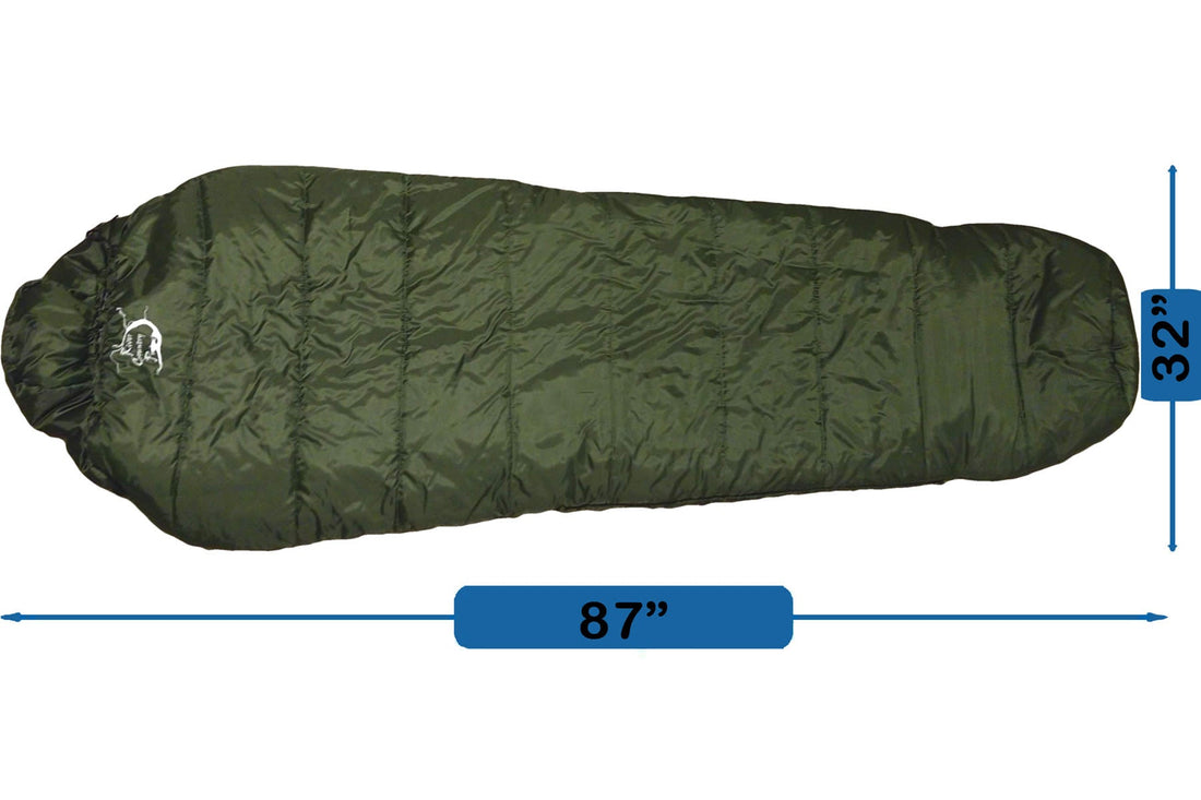 Insulated Sleeping Bag with Pad  & Pillow - Combo Set