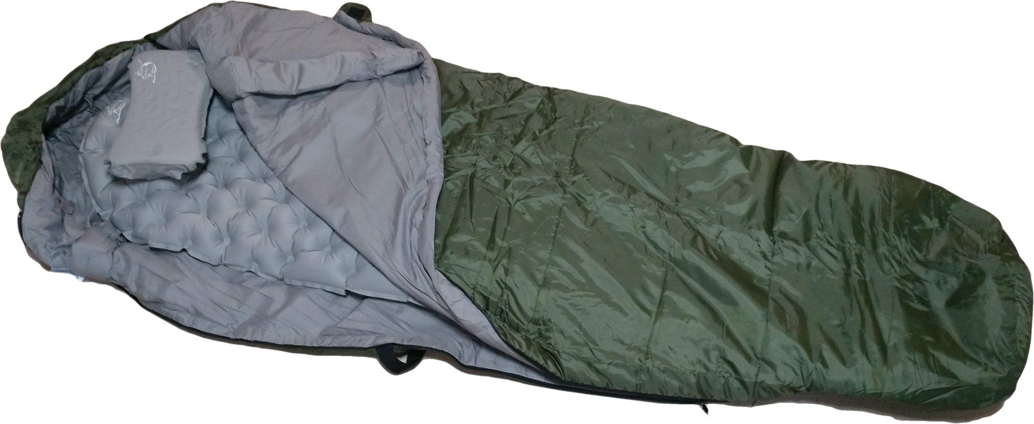 Insulated Sleeping Bag with Pad  & Pillow - Combo Set