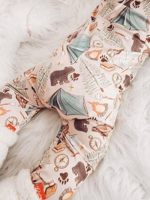 Toddler Sleeper with Sleeping Bears Camping