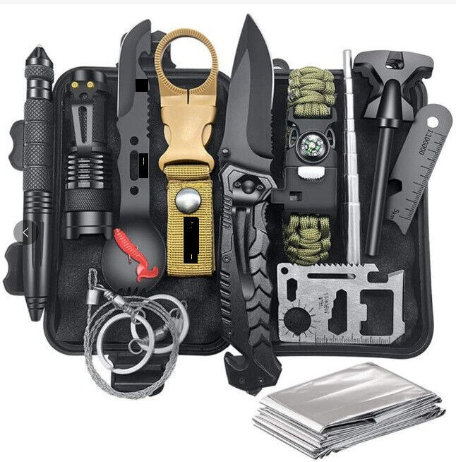 14 in 1 Outdoor Survival Gear Kit