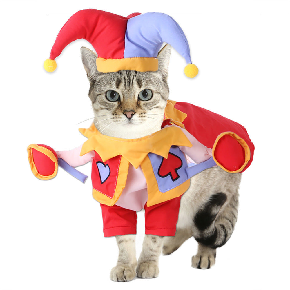 Pet Costume dog Transformation Funny Holiday Dress-Up Outfit