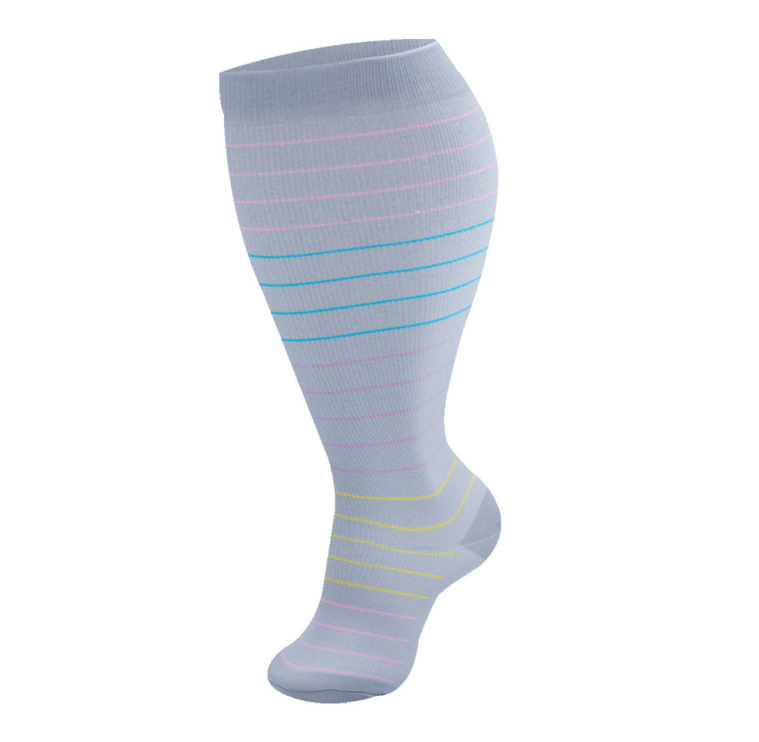 Plus-size Compression Socks, Nylon Nurse Socks For Men And Women