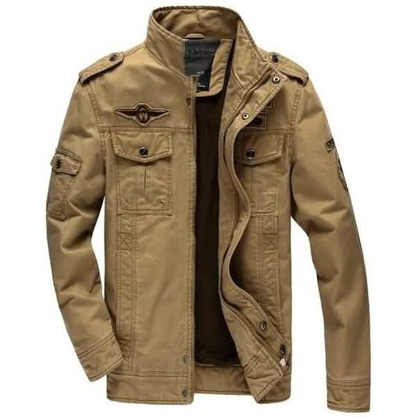 Military style Mens Jacket - Fleece lined