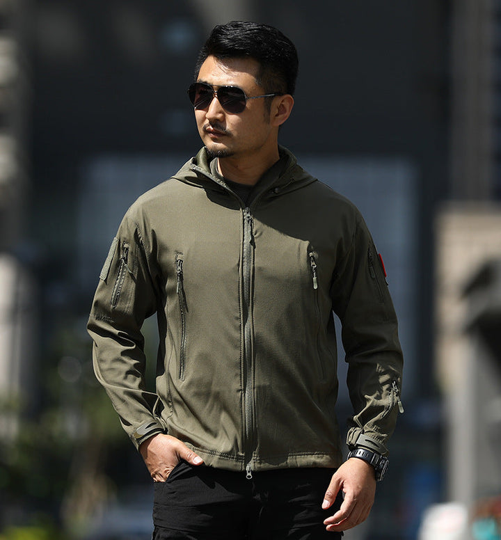 Men's Waterproof Fleece Camouflage Outdoor Jacket
