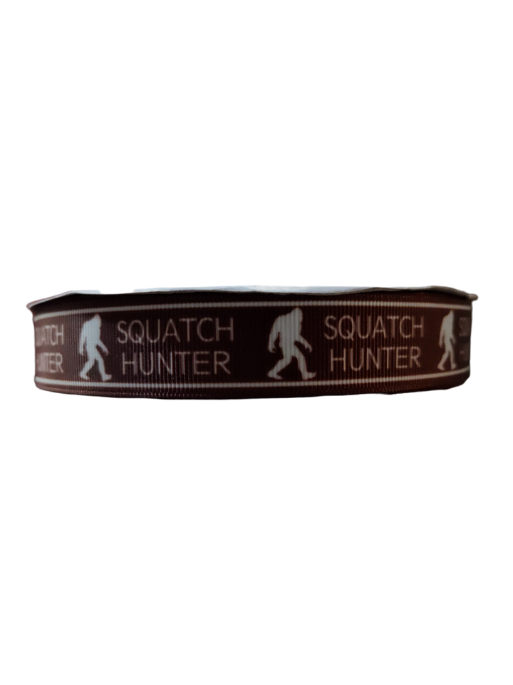 Squatch Hunter Brown Nylon Dog Collar