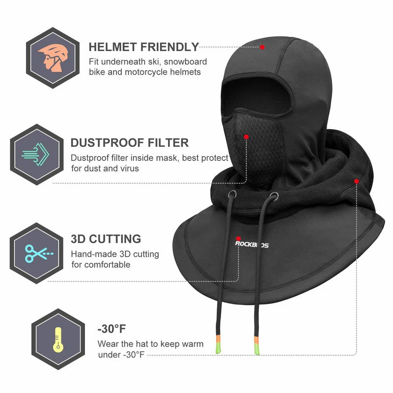 Thermal Fleece Ski Balaclava Winter Face Mask