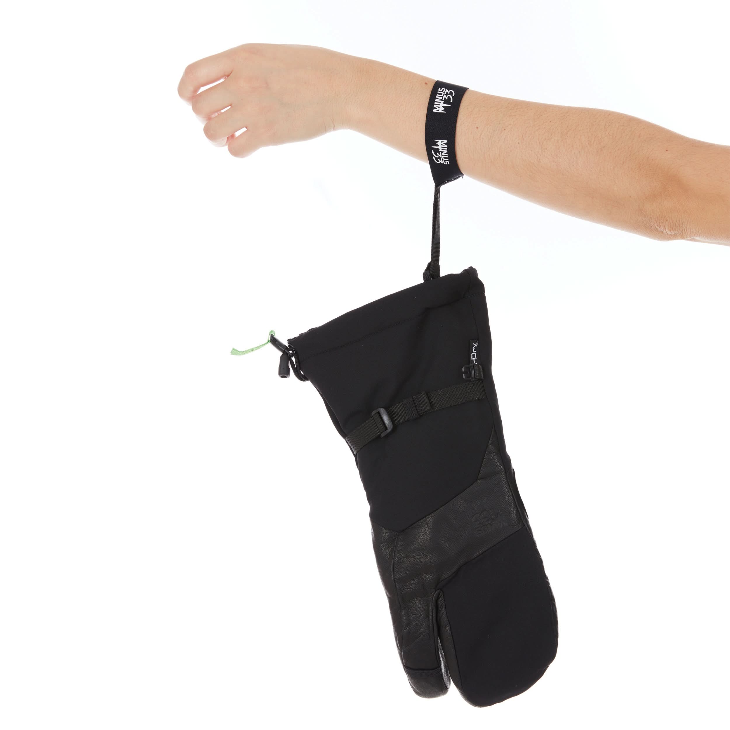 WoolTek Three Finger Waterproof Ski Gloves